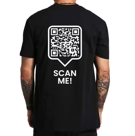ScanMe футболка с твоим QR-кодом